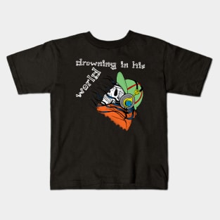 drown in music Kids T-Shirt